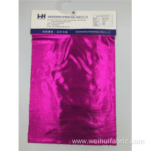 Reliable Quality Knitted Fabric T/SP Bronzing Purple Fabrics